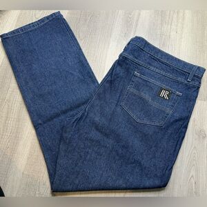 NWOT Renegade Fire Resistant Straight Leg Blue Jeans. Size 46/32.